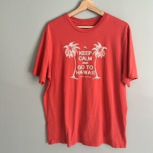 Tommy Bahama Relax Keep Calm and Go To Hawaii Men’s Cotton T Shirt - Medium